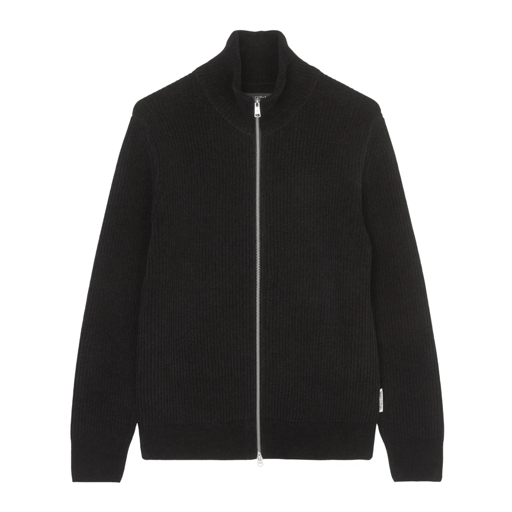 Marc O'Polo Rits cardigan relaxed Black Heren