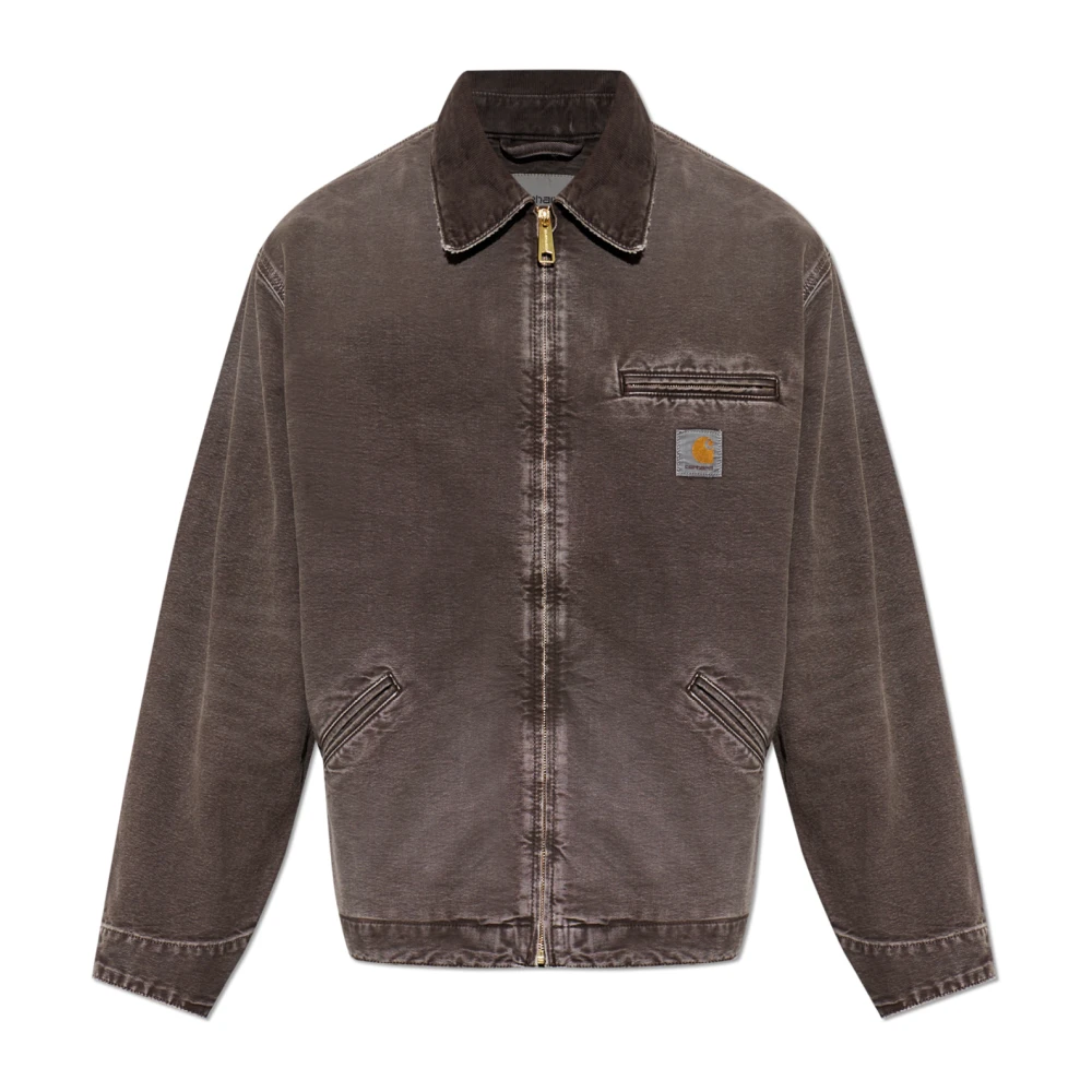 Carhartt Wip Men's Brown Og Detroit Jacket - Denim Jackets - L - Jackets
