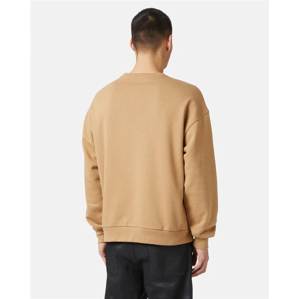 Iceberg Sweatshirt met ronde hals en logo Brown Heren