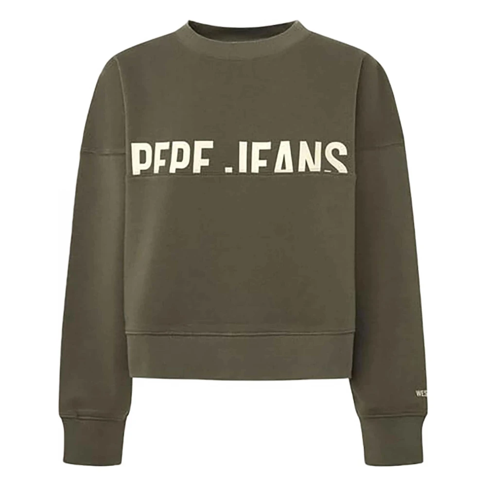 Pepe Jeans Hoodie Green Dames