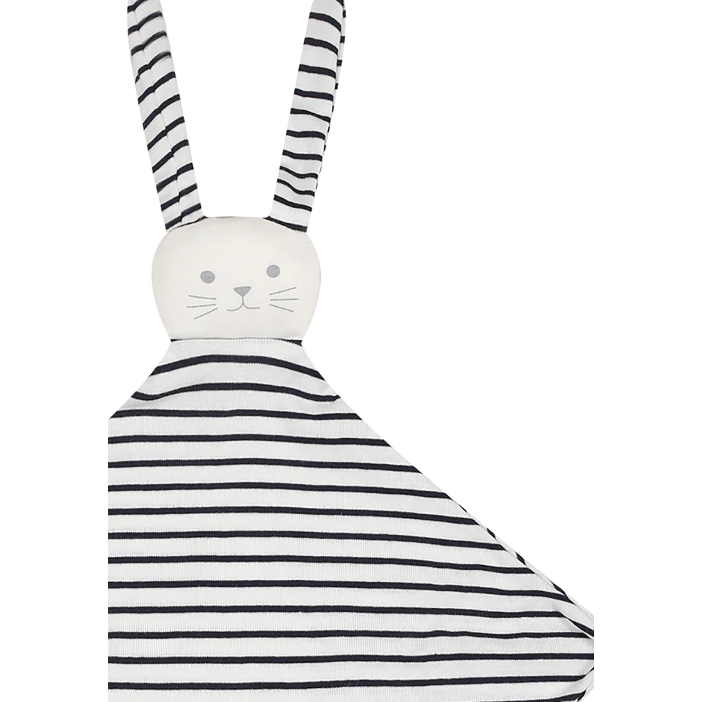Petit Bateau Gestreepte Katoenen Konijn Doudou Multicolor Unisex