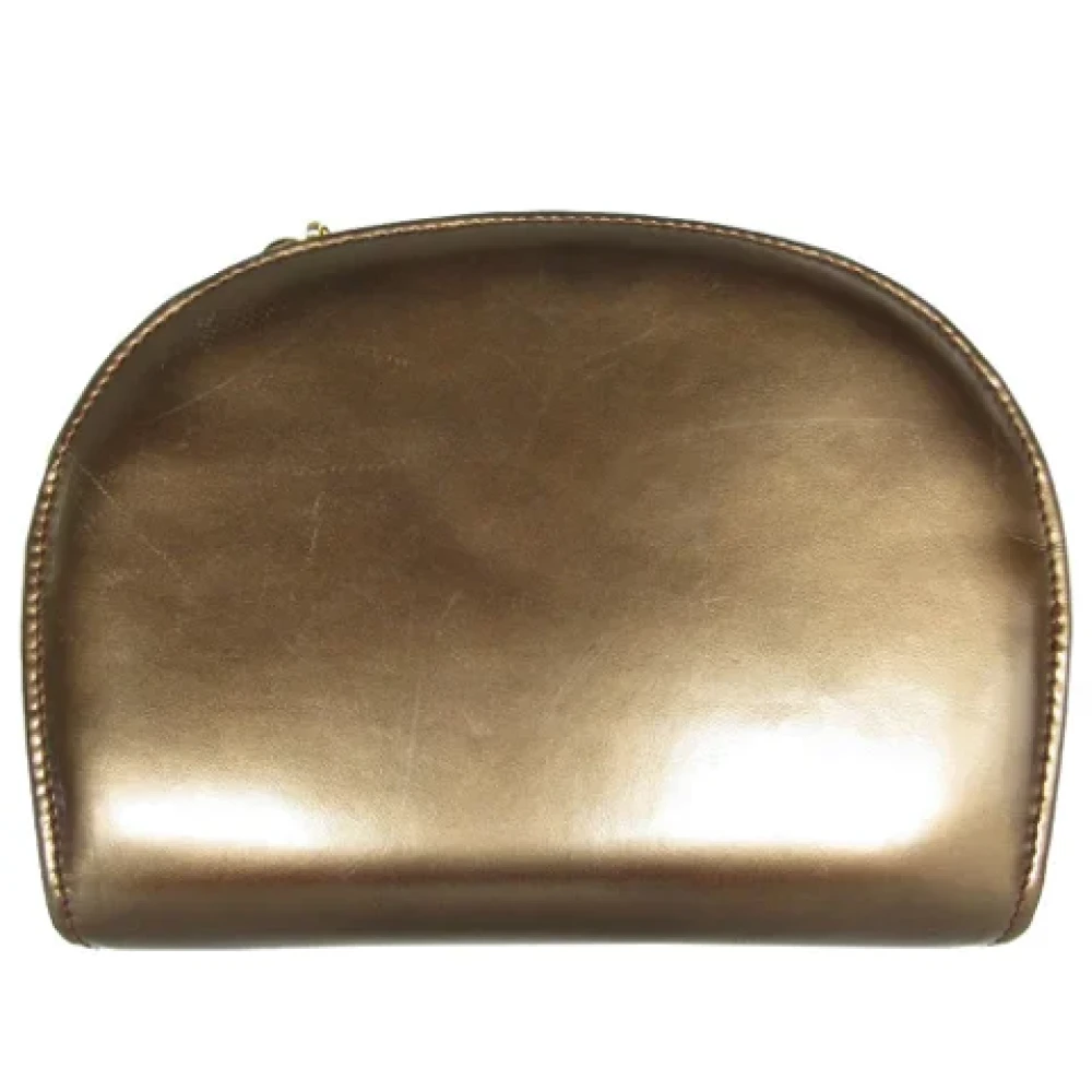 Salvatore Ferragamo Pre-owned Leather shoulder-bags Yellow Dames