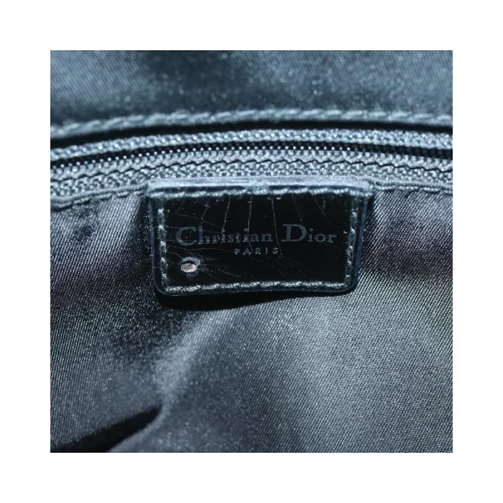 Dior Vintage Pre-owned Nylon handbags Black Dames