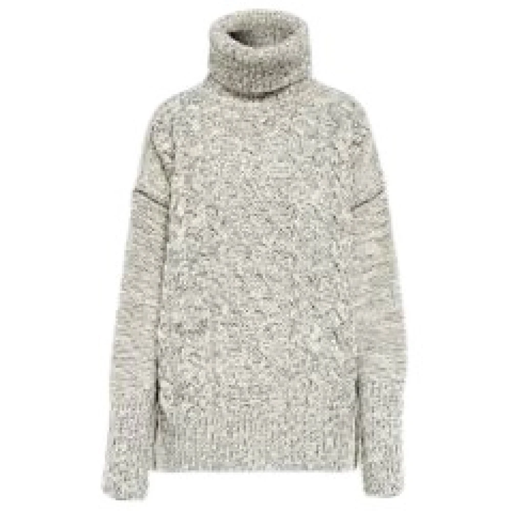 SPORTMAX Comfortabele Gebreide Trui in Klassieke Stijl Gray Dames