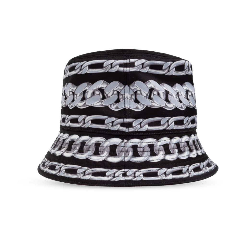 Versace Hoed met print Black Heren