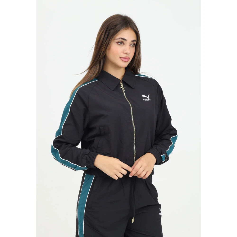 Puma Retro Windbreaker Jacket Play Loud Black Dames