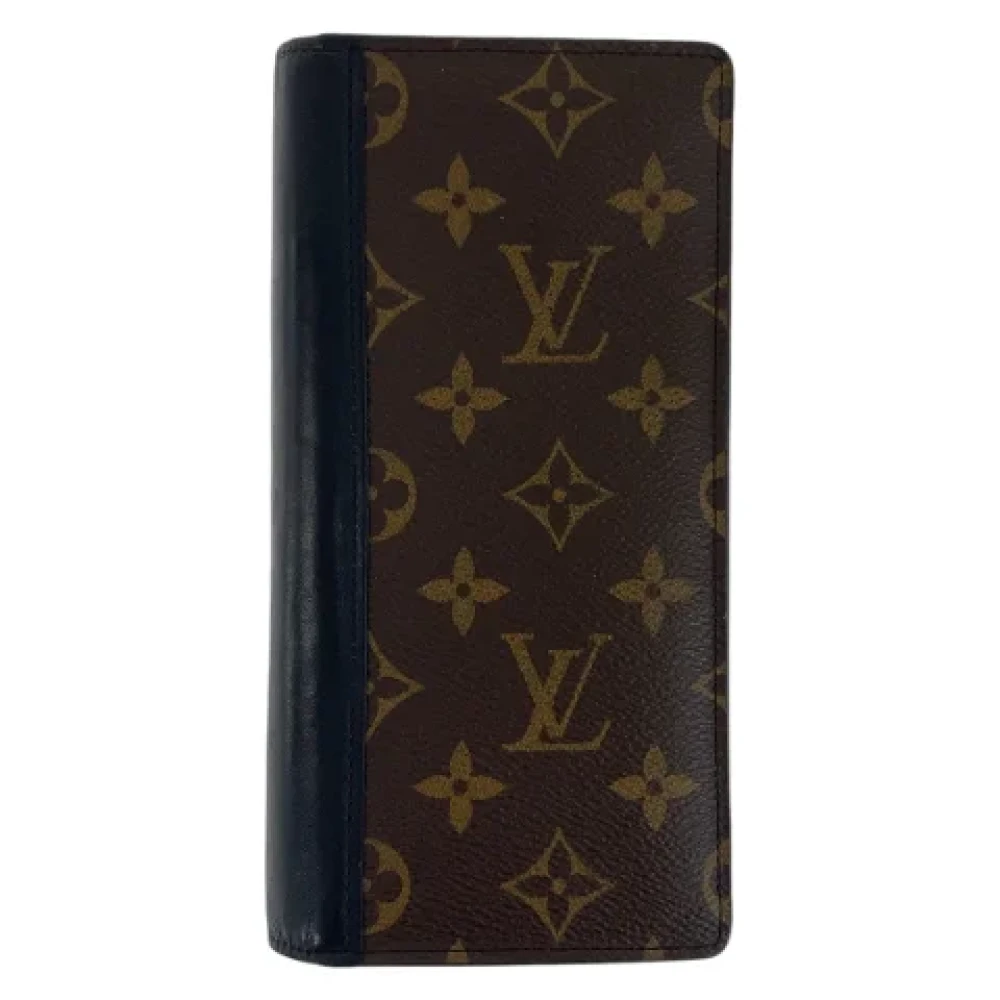 Louis Vuitton Vintage Pre-owned Canvas wallets Brown Heren