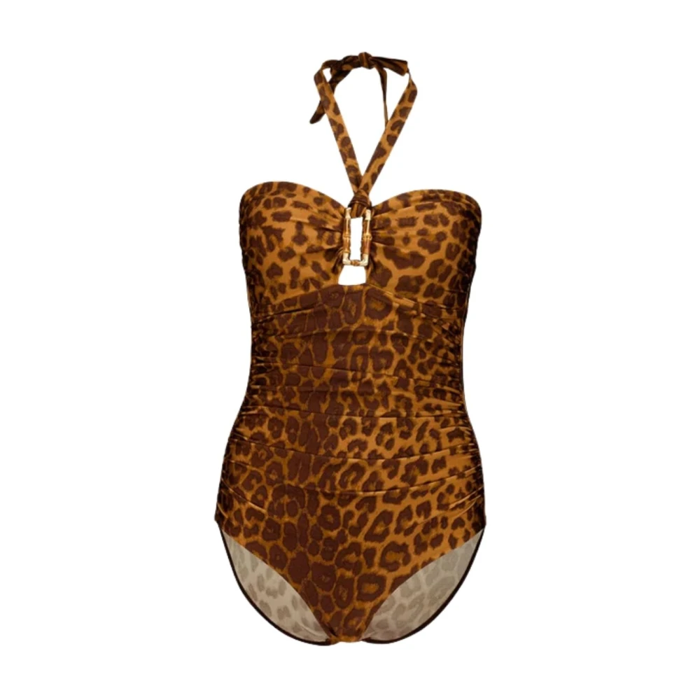Zimmermann , Swimsuits, Female, Brown, S, Mahon Bamboo Link 1Pc