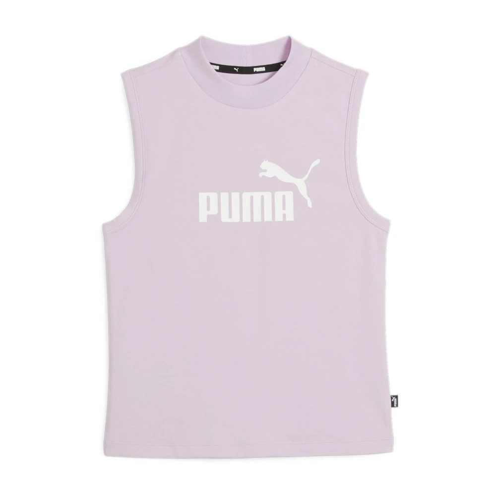 Puma Dames Slim Logo Tanktop Purple Dames