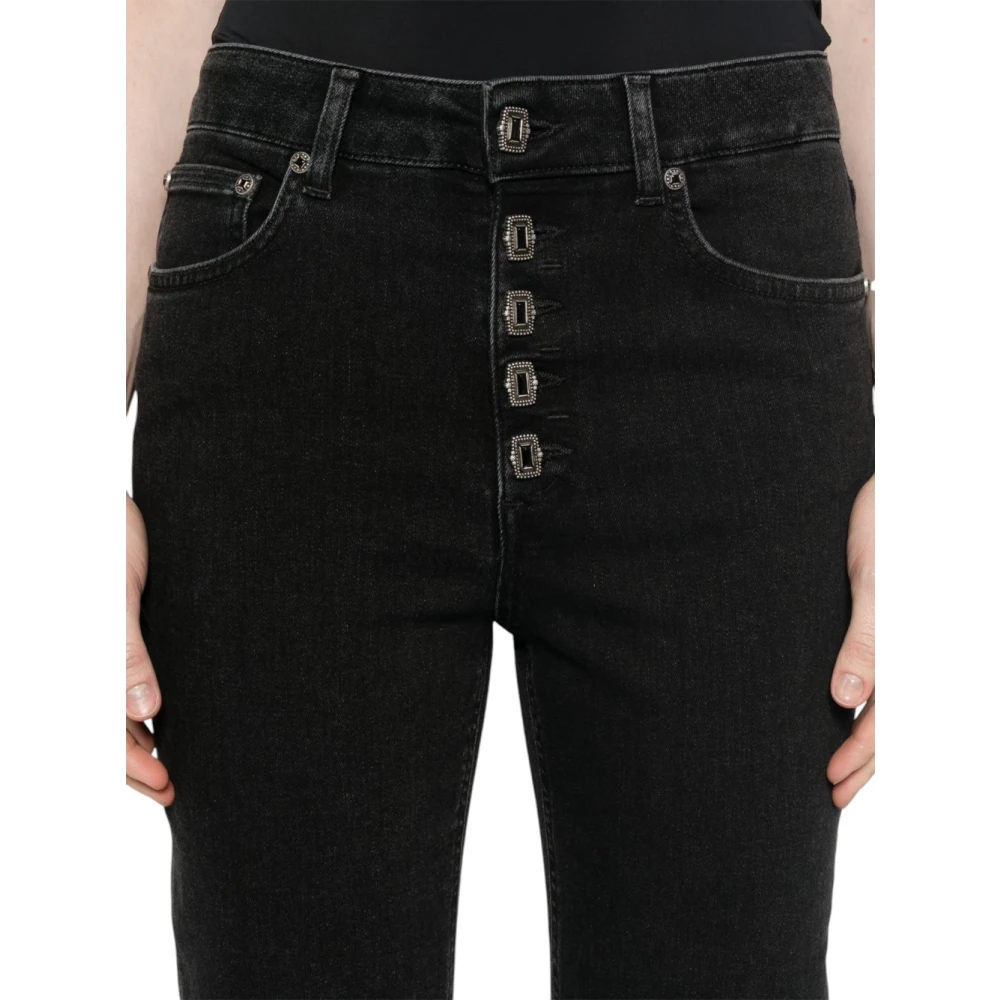 Dondup Klassieke Denim Jeans voor Mannen Black Dames