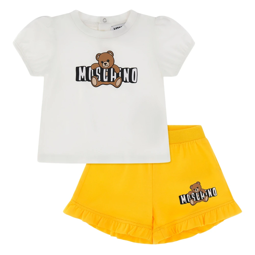 Moschino Girls Multicolor Teddy Bear Short Set - Kids Sets - 12 M - Kids