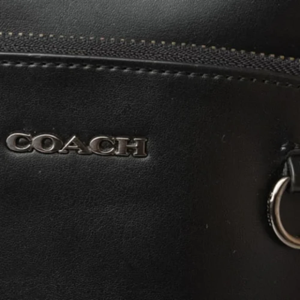 Coach Pre-owned Leather shoulder-bags Black Dames