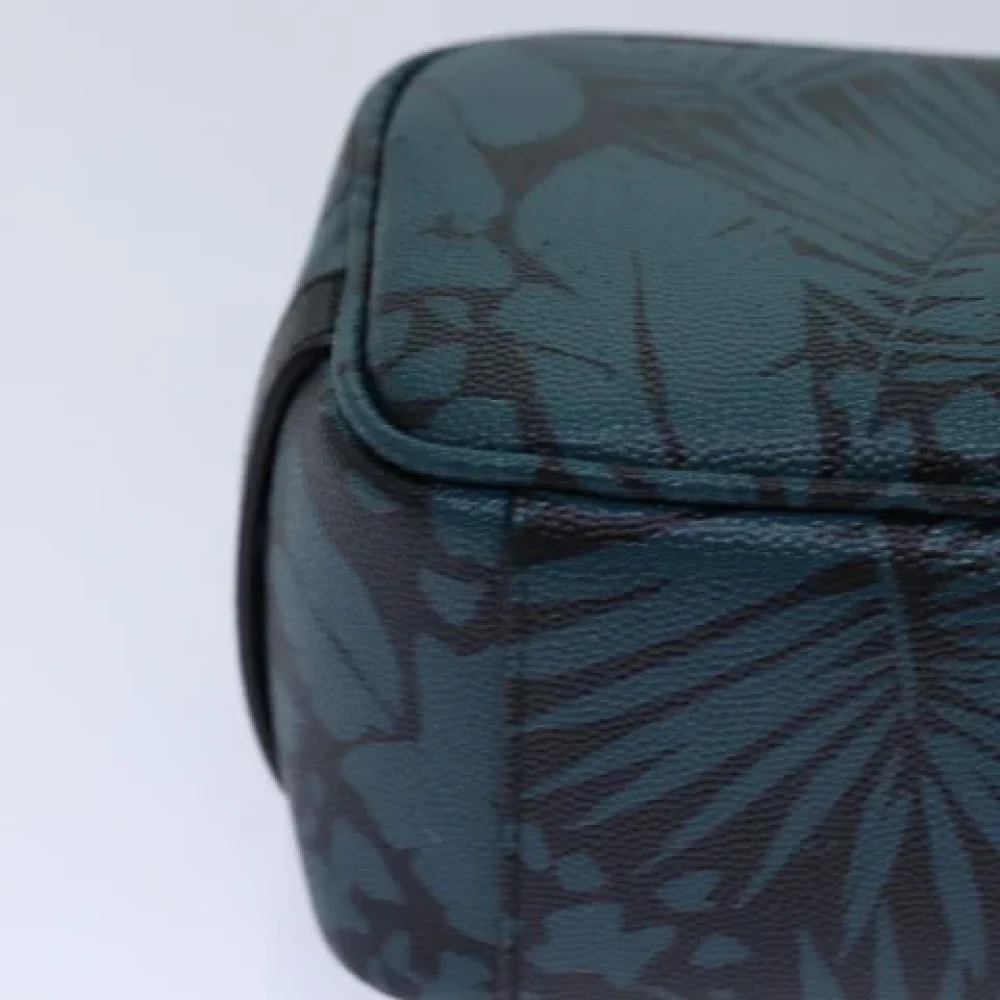 Yves Saint Laurent Vintage Pre-owned Leather pouches Green Dames