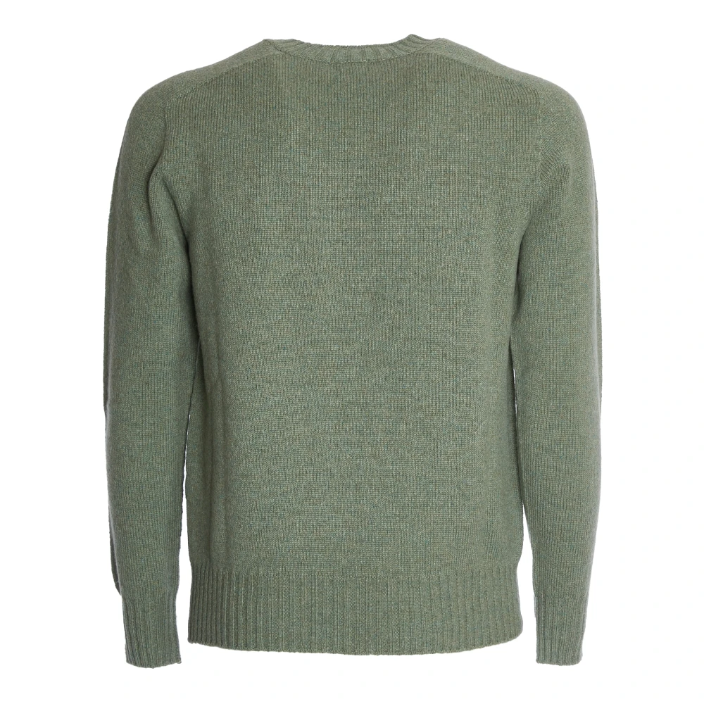 Malo Luxe Groene Crew Neck Sweater Green Heren