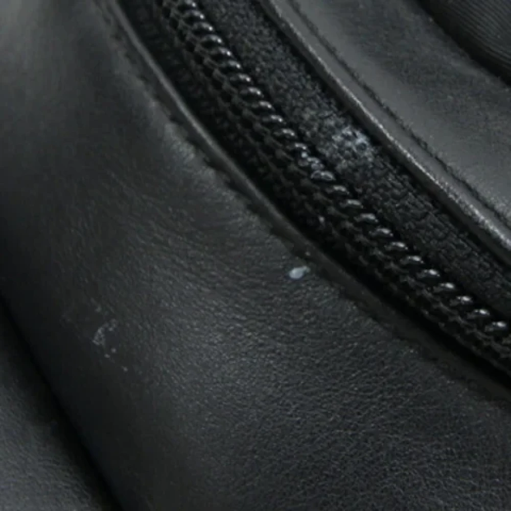 Coach Pre-owned Leather crossbody-bags Black Heren