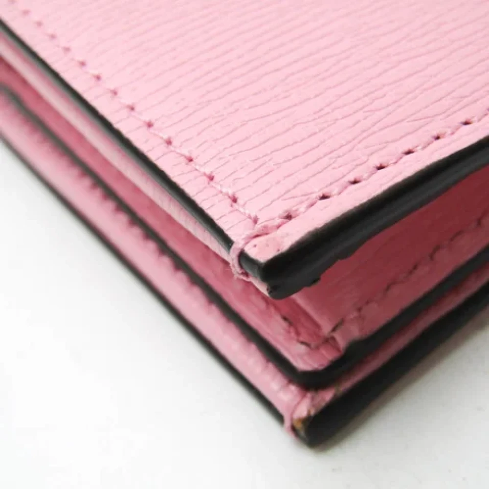 Gucci Vintage Pre-owned Leather wallets Pink Dames