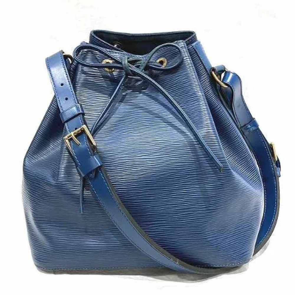 Louis Vuitton Vintage Pre-owned Leather shoulder-bags Blue Dames