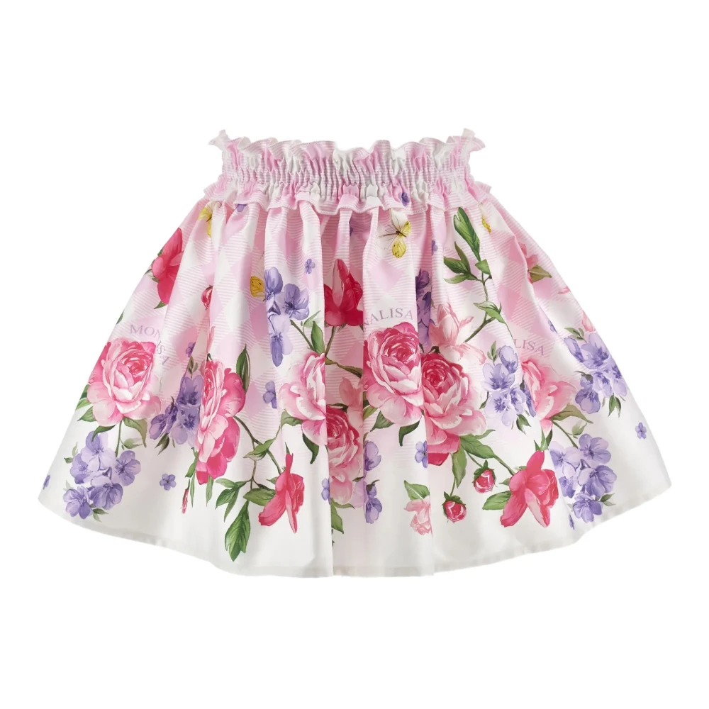 Monnalisa Girls Multicolor Skirts - Kids Skirts - 8 Y - Kids