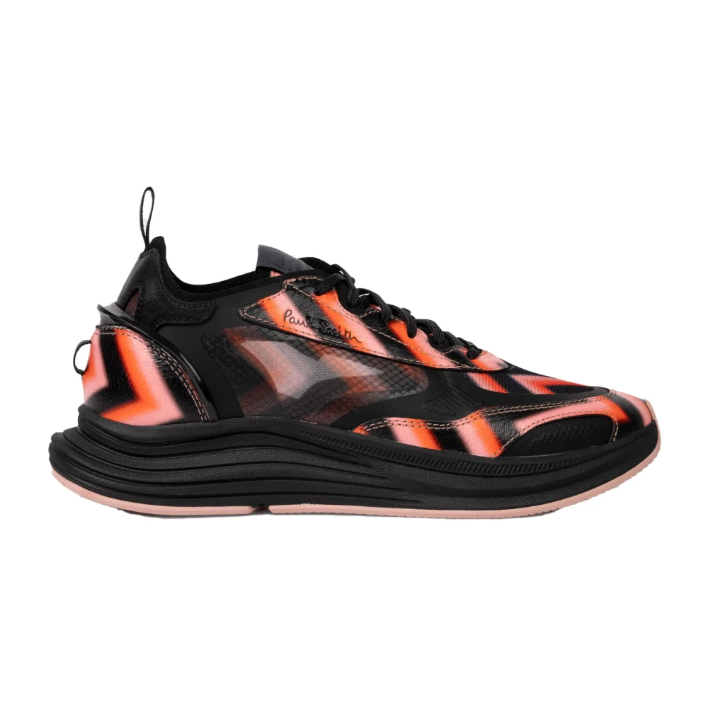 PS By Paul Smith Orange Zag Sneakers Black, Herr