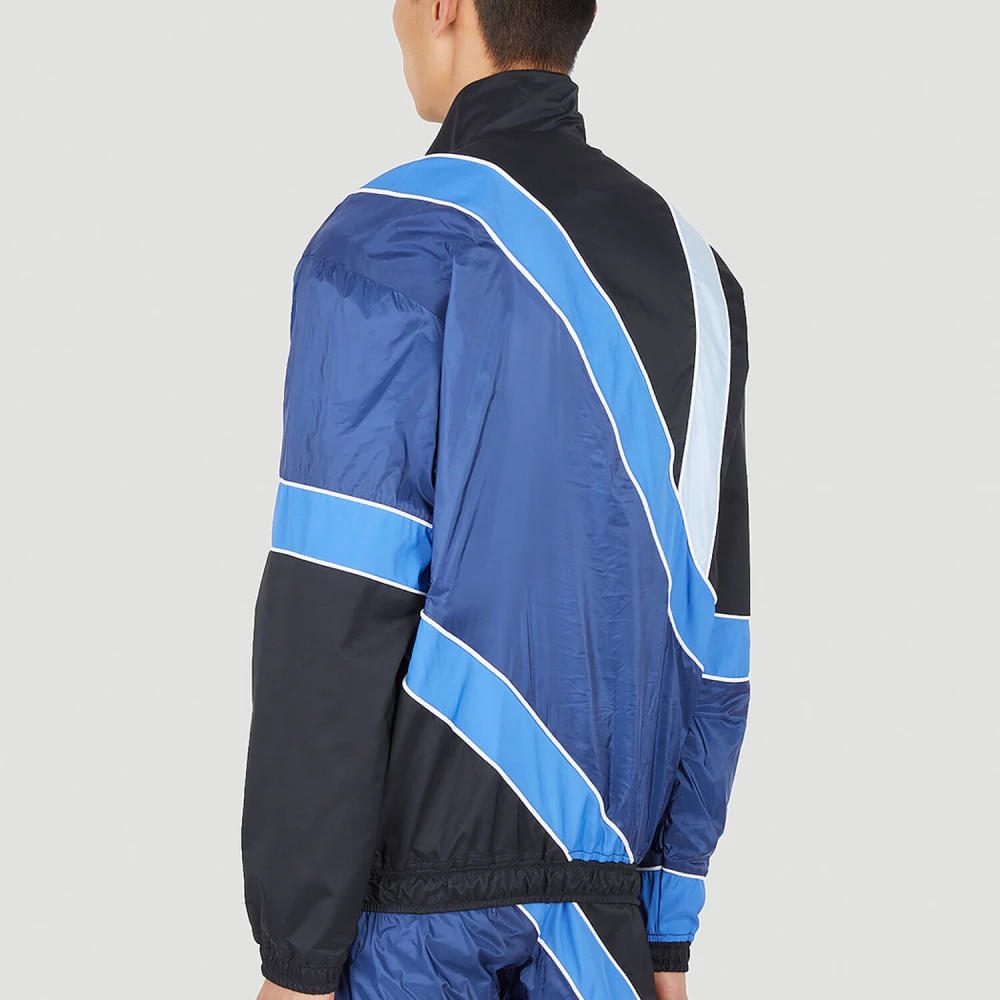 Ahluwalia Moderne Mannen Kike Track Sweatshirt Blue Heren