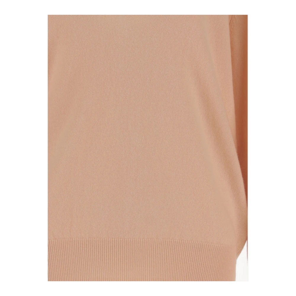allude V-hals Wol-Kasjmier Trui Pink Dames