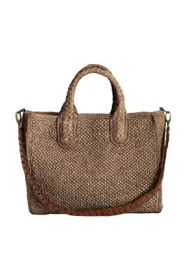 Vävd Tote Bag i Raffia