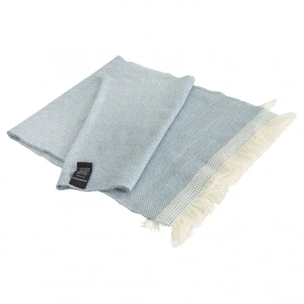 Hermès Vintage Pre-owned Cashmere scarves Blue Dames