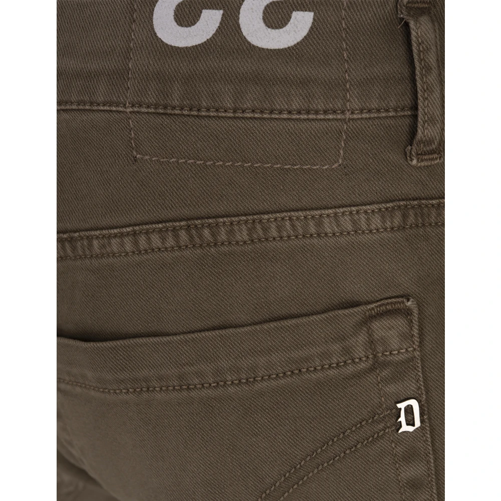 Dondup Groene George Skinny Fit Broek Green Heren