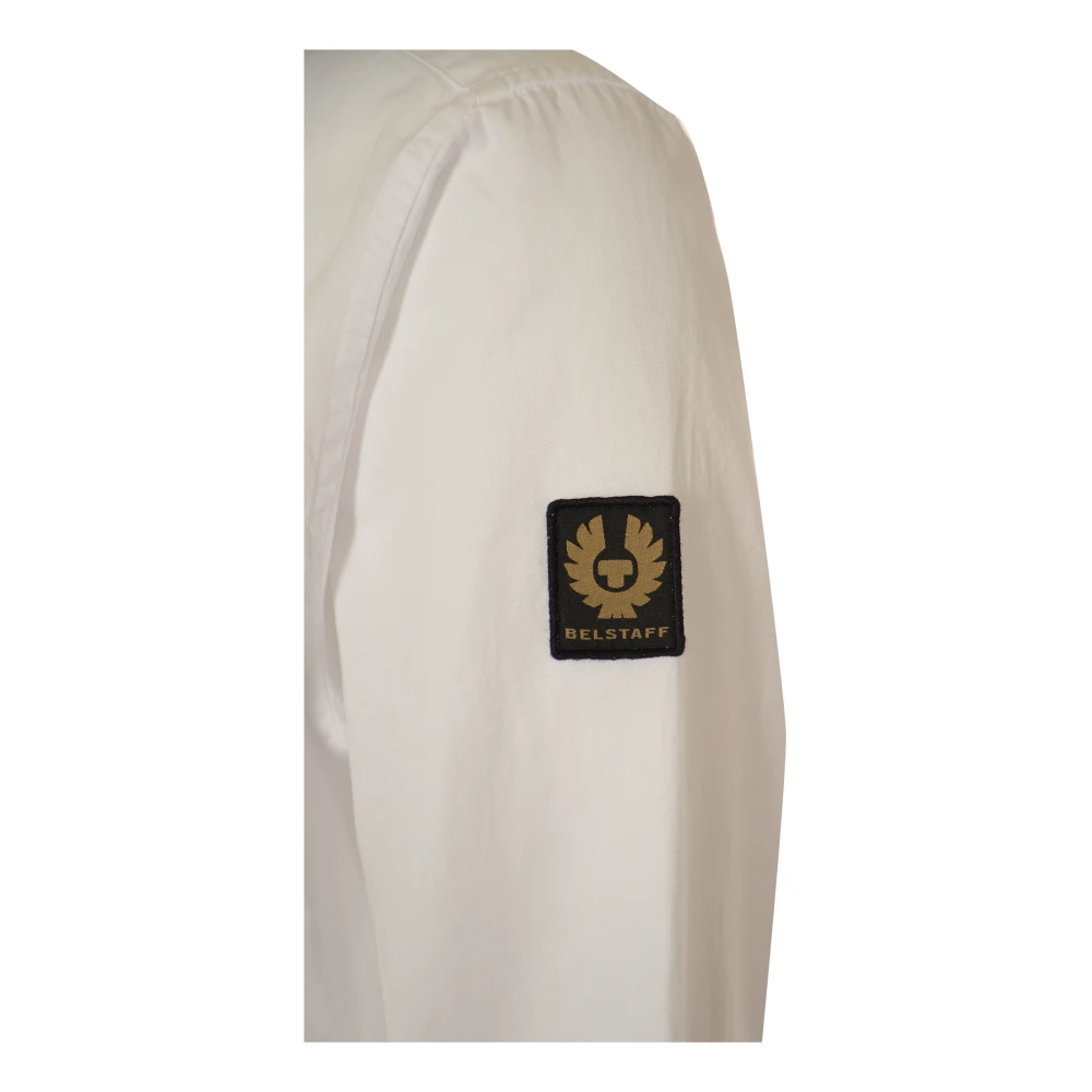 Belstaff Witte Schaal Shirt White Heren