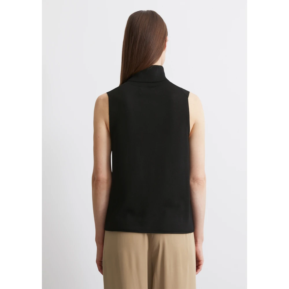 Marc O'Polo Reguliere fijngebreide trui Black Dames