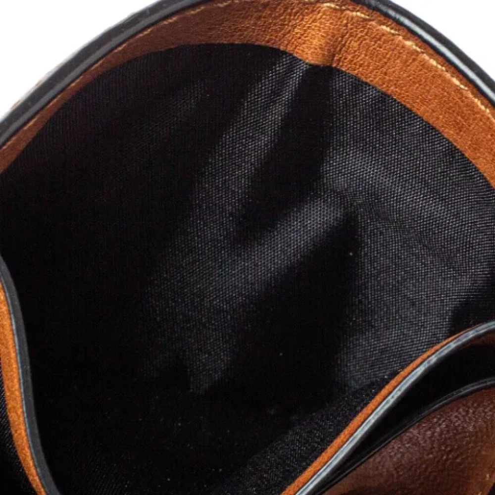 Coach Pre-owned Leather wallets Brown Dames