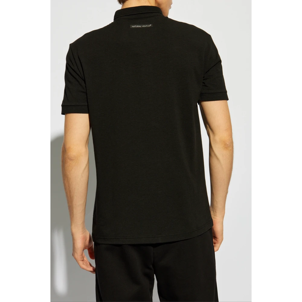 Emporio Armani EA7 Polo met logo Black Heren