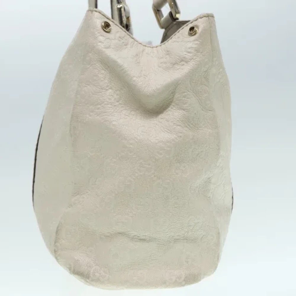 Gucci Vintage Pre-owned Canvas gucci-bags White Dames