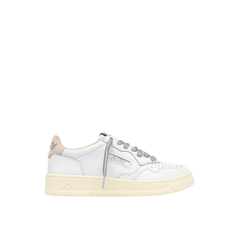 Autry White Sneakers, Female, 6 Uk, Medalist Low Trainers