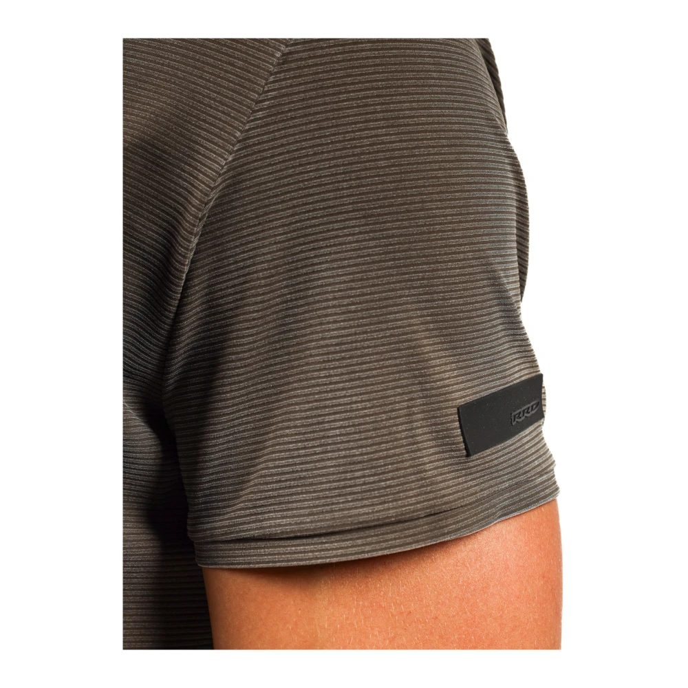 RRD Grijze Techno Wash Rib T-shirt Gray Heren