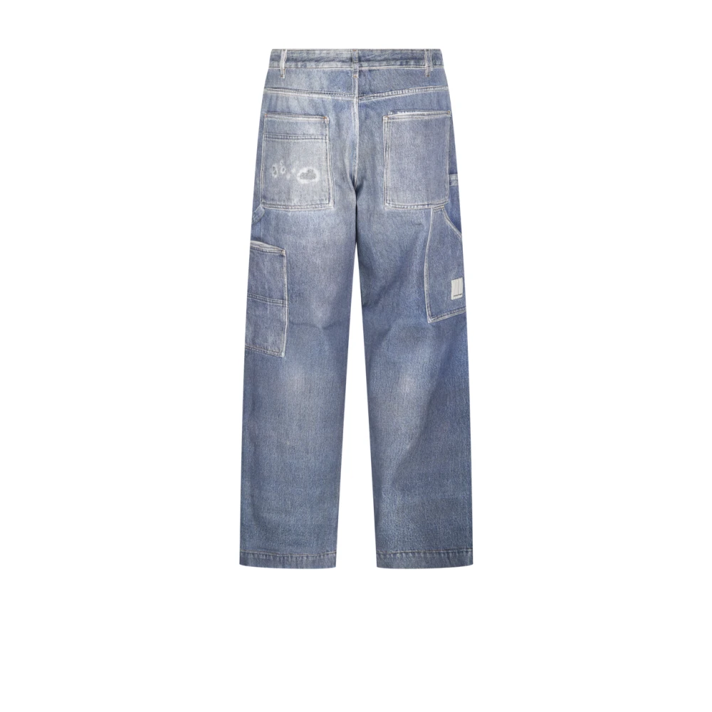 Emporio Armani Lichtblauwe Denim Zakbroek Blue Heren