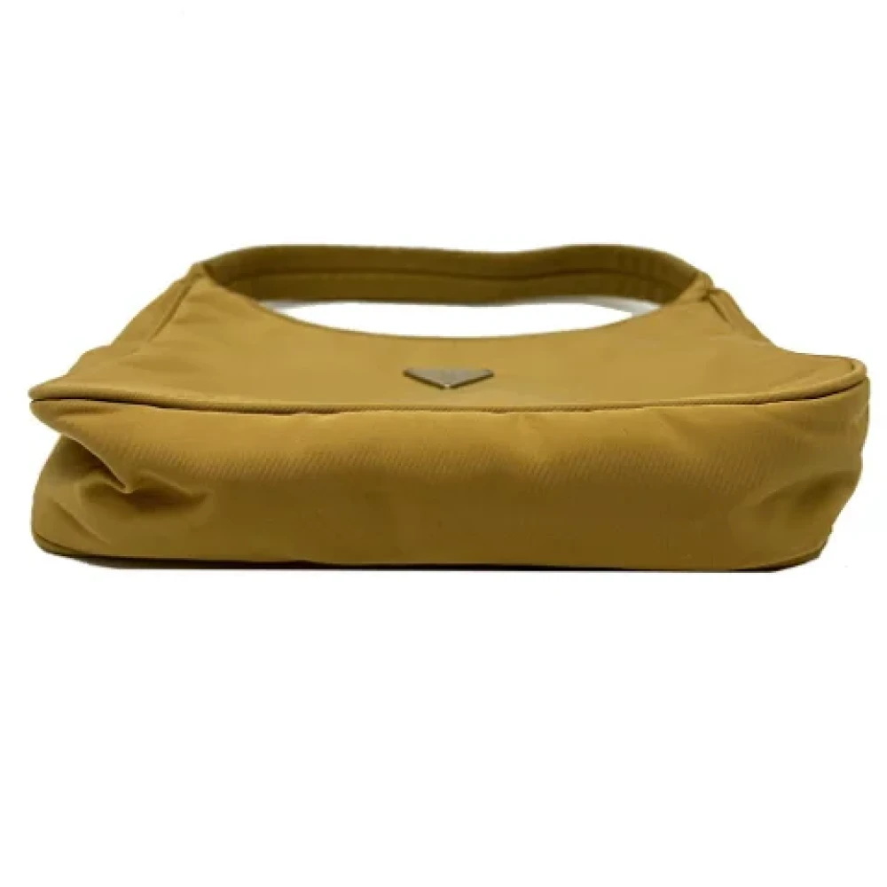 Prada Vintage Pre-owned Nylon prada-bags Yellow Dames