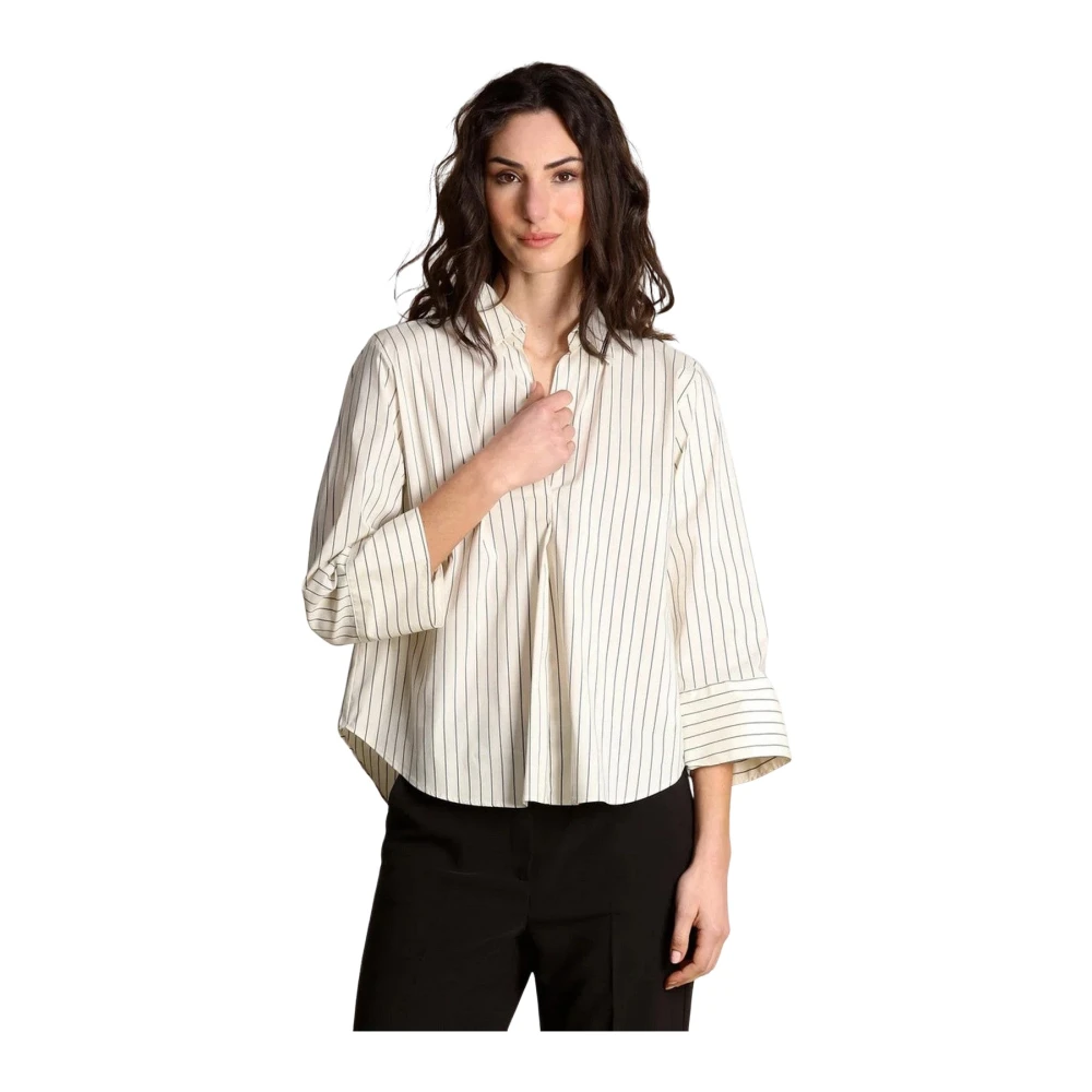 Emme Di Marella Donna Beige - Camicia Adorno - Blouses & Shirts - L
