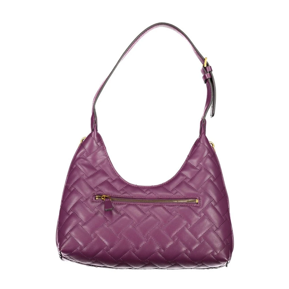 Guess Paarse Schoudertas met Zakken Purple Dames
