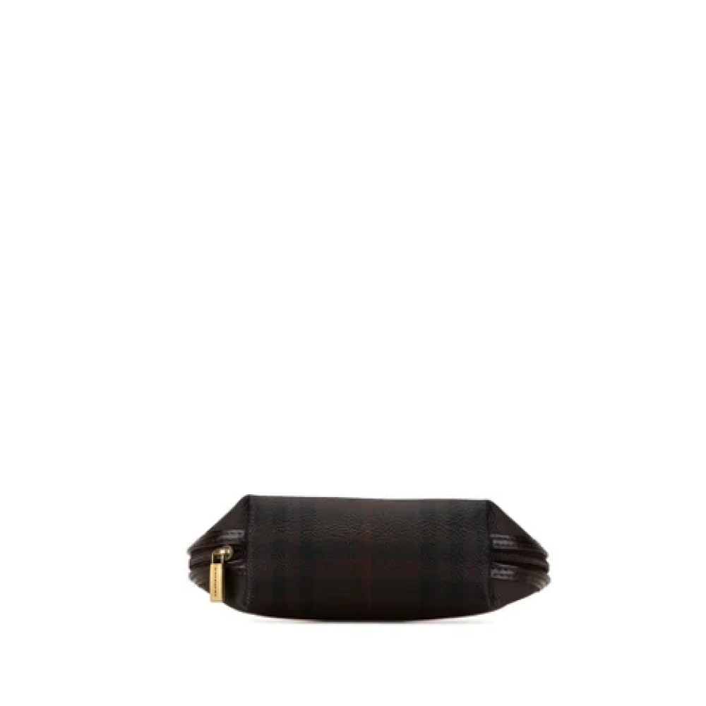 Burberry Vintage Pre-owned Leather pouches Brown Dames