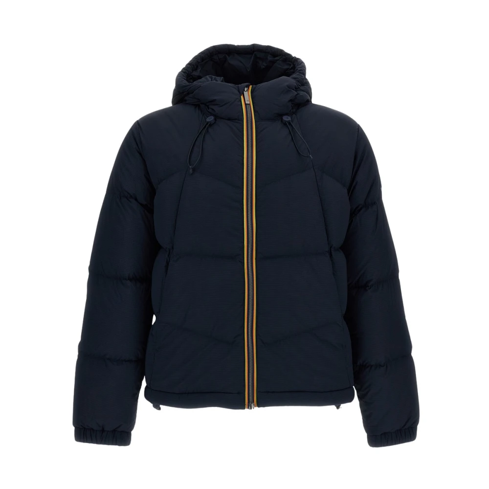 K-Way Uomo Blu Giacche, M, New,