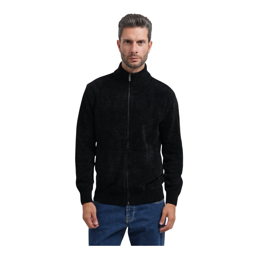 Guess Noir Pullover Mit Reißverschluss Noel Chenille - Bild 2