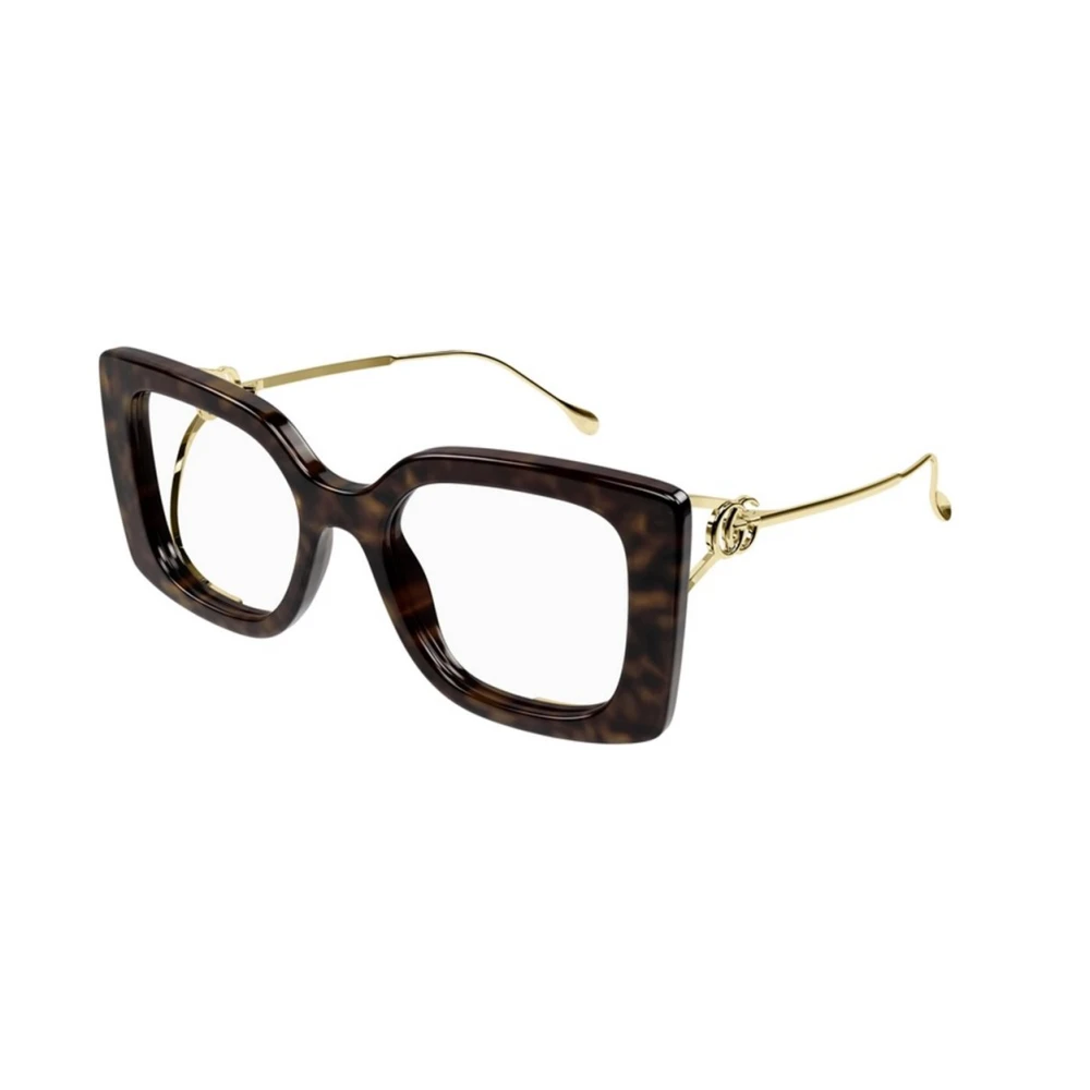 Gucci Stijlvolle Havana Brillen Brown Dames