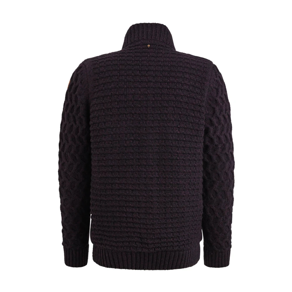 PME Legend Zware Gebreide Gemengde Garen Ritsjas Brown Heren
