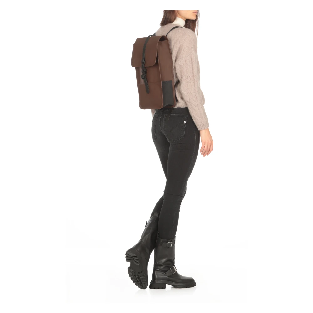 Rains Waterproof Backpack Mini Brown Dames