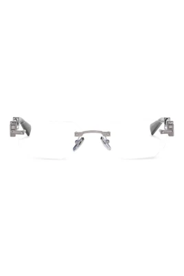 Geometric-frame Rimless Glasses