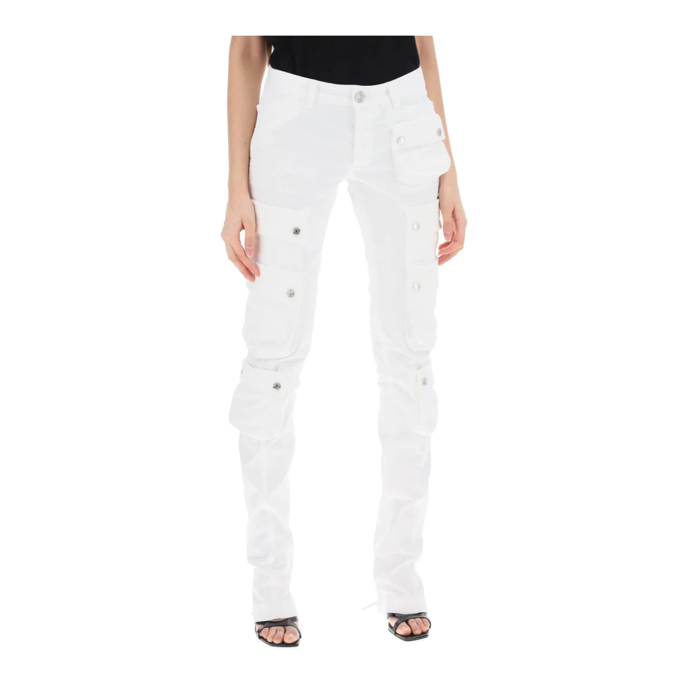 Dsquared2 Slim-fit Trousers White Dames