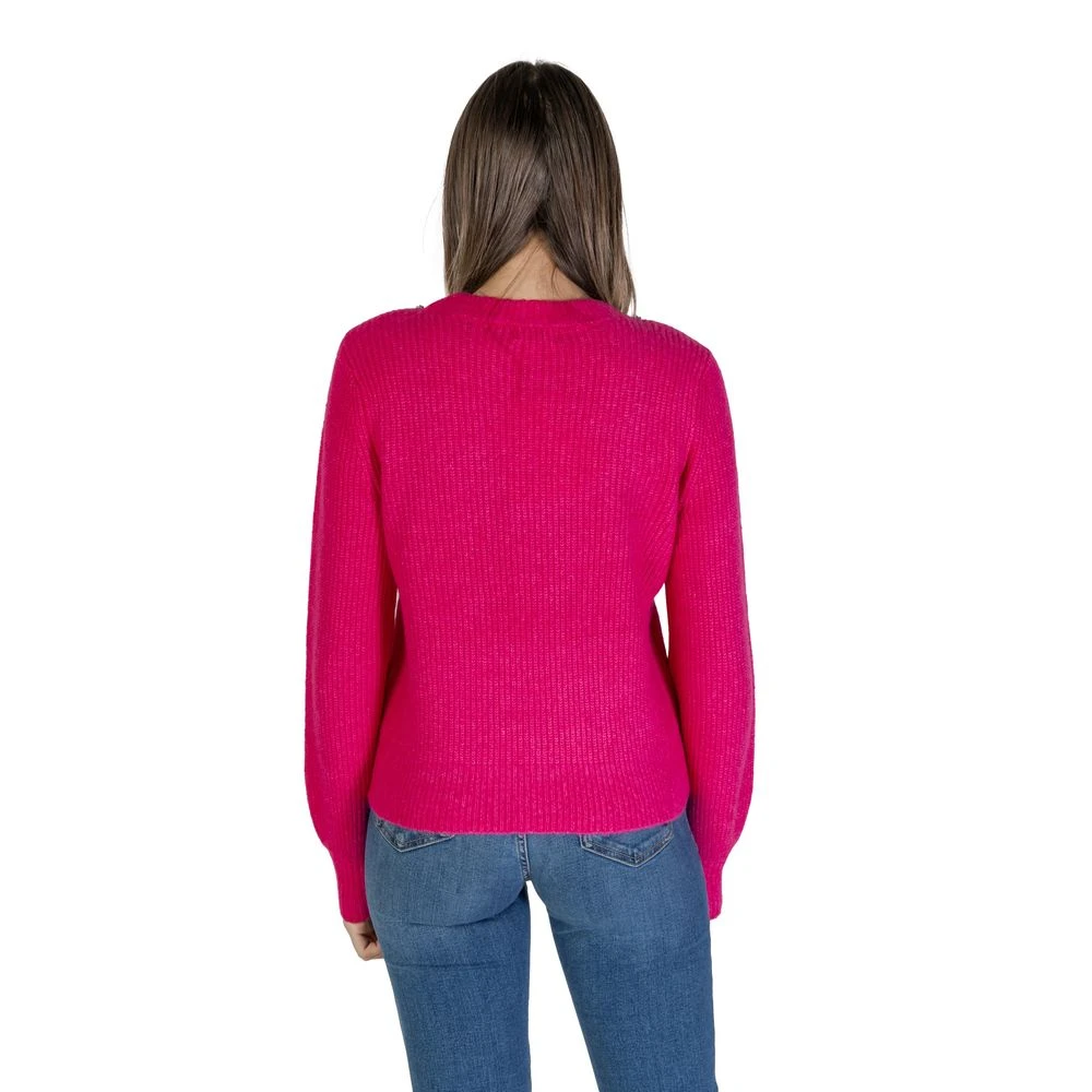 Only Rosa Gebreide Herfst Winter Collectie Pullover Pink Dames
