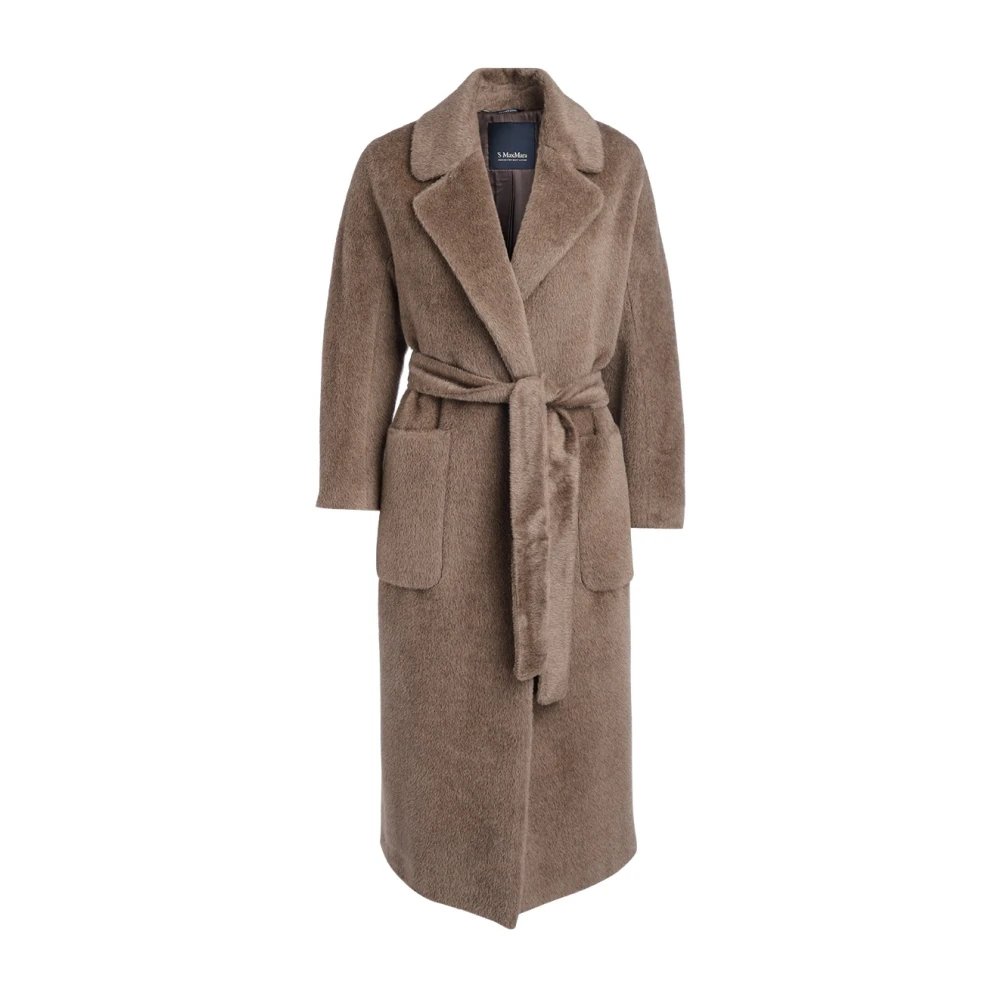 Max Mara Geregen Jassen Beige Dames
