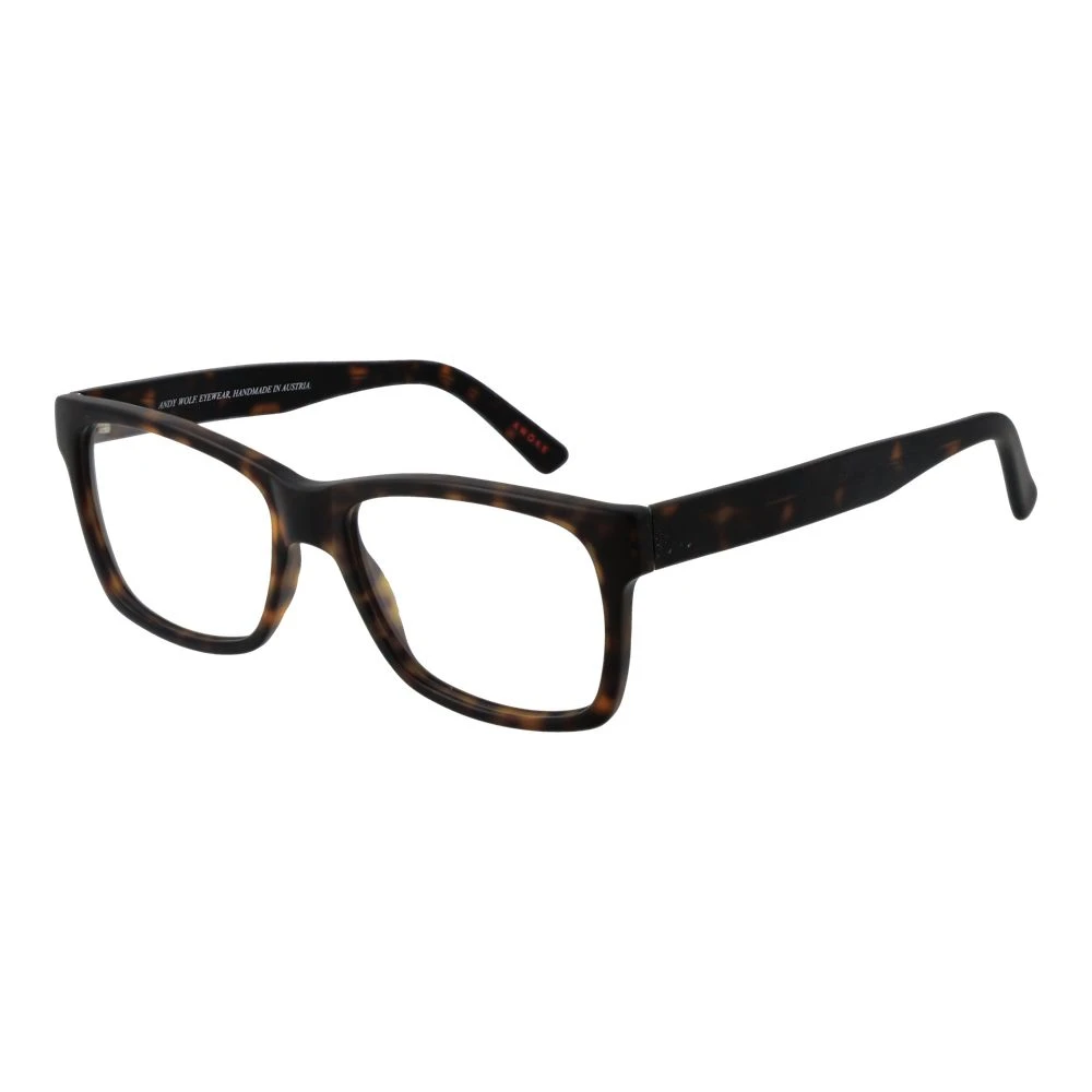 Andy Wolf Unisex Brown Glasses, One Size, Rectangle Optical Frames